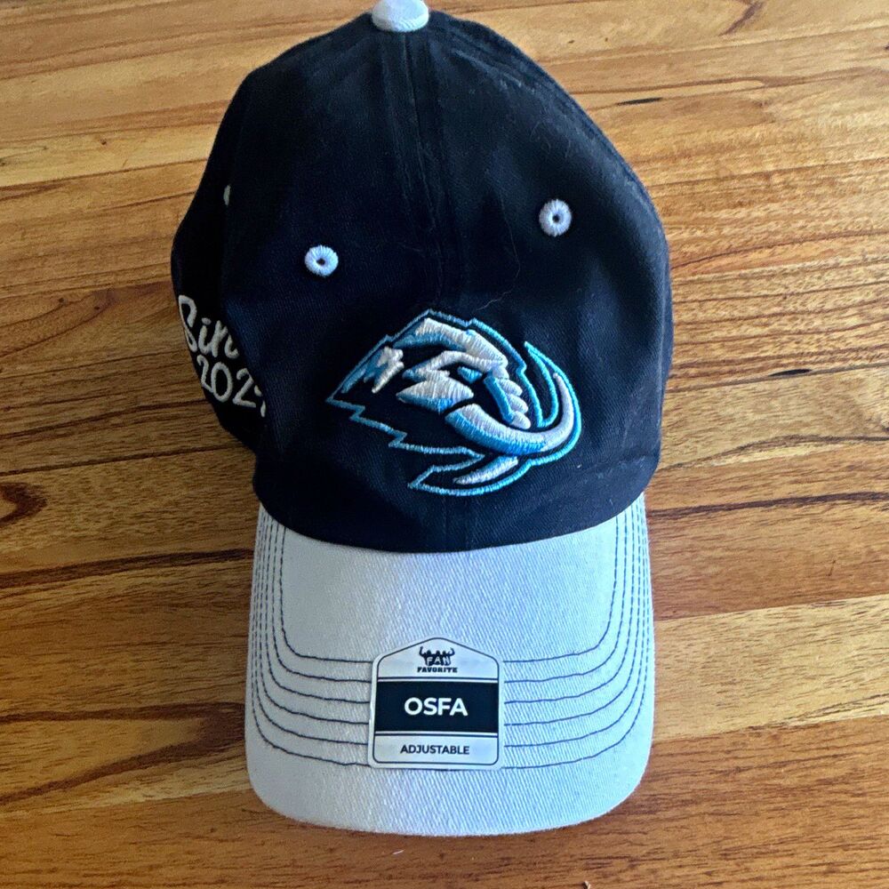 Fan Favorite San Jose Sharks NHL Adjustable One Size Cap Black/Gray Since 2024